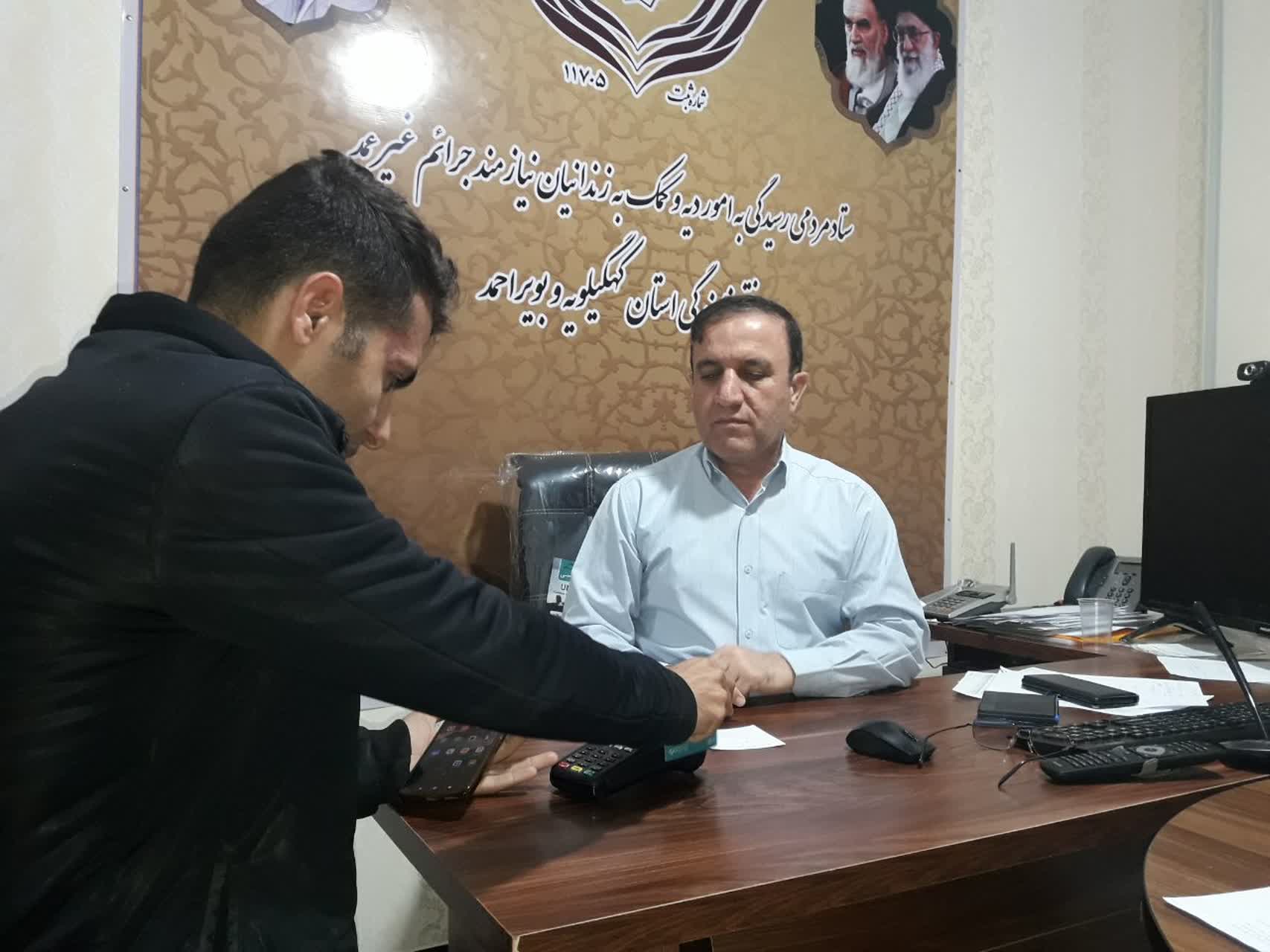مساعدت خیر یاسوجی به آزادی یک زندانی جرائم غیر عمد