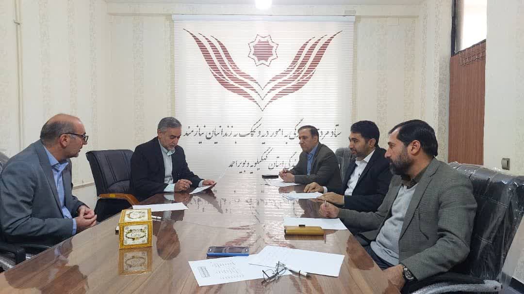 جلسه هماهنگی جشن گلریزان ستاد دیه در یاسوج