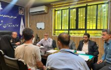 میز خدمت مدیر نمایندگی ستاد دیه با زندانیان غیر عمد گچسارانی
