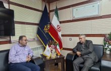 مدیر نمایندگی ستاد دیه با مدیر کل زندان های استان دیدار کرد