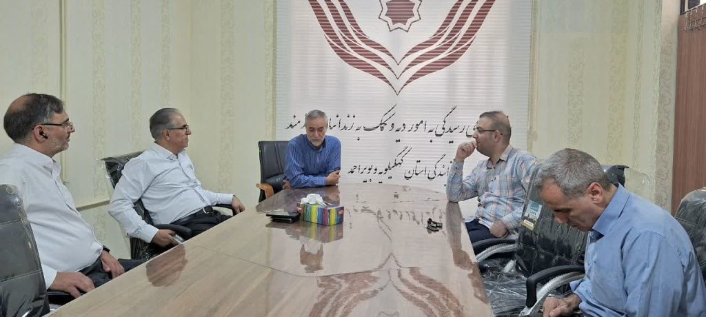 بازدید هئیت اعزامی ستاد دیه کشور از نمایندگی استان کهگیلویه وبویراحمد