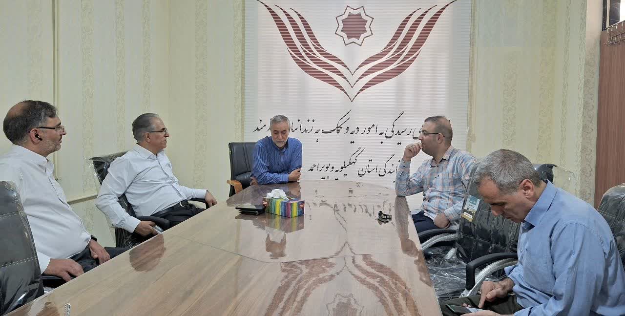بازدید هئیت اعزامی ستاد دیه کشور از نمایندگی استان کهگیلویه وبویراحمد
